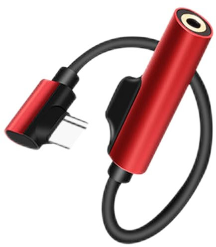 Générique USB C auf Kopfhörerbuchse | Adapter für 3,55 mm 2-in-1-Kopfhöreranschluss, USB C AUX 2 in 1 mit Schnellladung für Stereo, Kopfhörer,