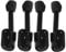 WATIIFUFU 4pcs Folding Dining Table Legs Hairpin Legs Para Industrial Furniture Legs Folding Table Legs Heavy Duty Tables Hinge Table Support Lift Leg Cabinet Legs Worktop Wrought Iron Black