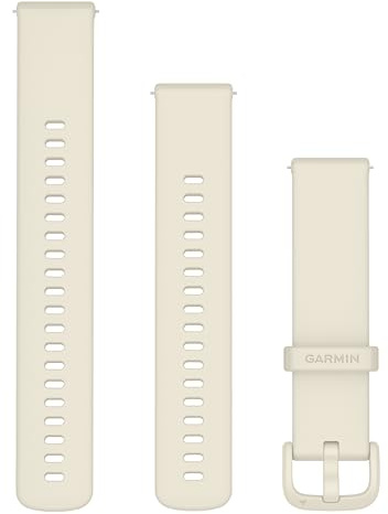 Garmin Original Zubehör Vivoactive 6 kompatible Zubehörserie, Schnellwechselband, 0,8 Zoll (20 mm), Silikon/LCD Schutzfolie [Japanische Originalprodukte]