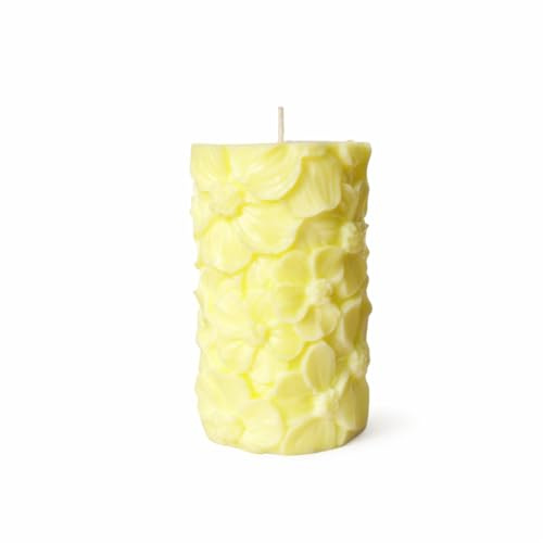 Floral Dream – Handgefertigte Duftkerze mit floraler Duftnote, luxuriöser Raumduft, lange Brenndauer, stilvolle Kerze für Wohnzimmer, Spa & Geschenkidee
