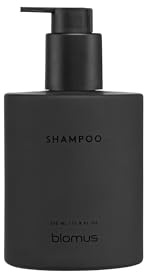 blomus Glasflasche -Kirei- | Shampoo Spender 350 ml | zum Kleben | Badaccessoire Wand Farbe Smoke | Ø 7 x 18 cm | Seifenspender