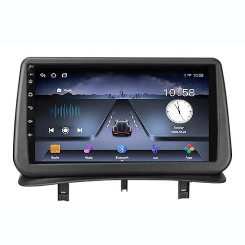 Android 15 Autoradio Radio 9 Zoll Multimedia Autoradio Mit Navi Für Renault Clio 3 2005-2014· Auto Zubehör Einfügen Und Verwenden Autoradio Mit Bluetooth Freisprecheinrichtun HM601 4 Core WiFi 1+16GB