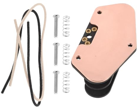 VICASKY Micro Humbucker Noir Mat Double Bobinage pour Guitare Électrique Tl, Kit de Réparation Pont Double Couche N-aimant, Accessoire Guitare Compatible Multi-modèles pour Son Puissant