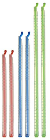 Premier Housewares 806415 Food Bag Clips 6 Magic Seals Assorted Colors and Sizes Freezer Bag Clips Kitchen Clips Food Clips Bag Sealing Clips, H30 x W6 x D1cm