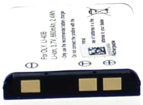 AGI 87994 Li-Ion 660 mAh 3,7 V Akku wiederaufladbar – Akkus (660 mAh,-Ionen (LiIon), 3,7 V, schwarz, 1 Stück (S))