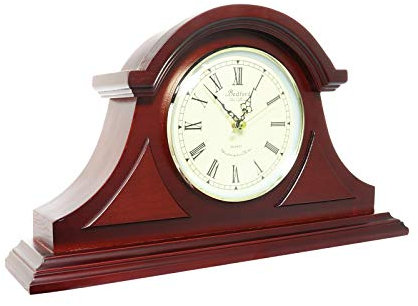 Clock Collection Redwood Mantel Clock with Chime