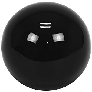 Polnix L Keramik Moderne Deko Kugel Tischdeko D 13 cm Größen schwarz glänzend Ball Blackball