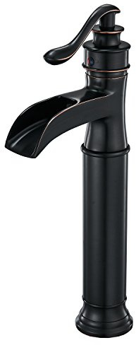 Eyekepper Wasserfall Auslauf Öl eingerieben Bronze einzigen Griff Bad Waschbecken Schiff Wasserhahn Waschtischarmatur, Orb WC Armaturen hoch Body, 6556H-ORB