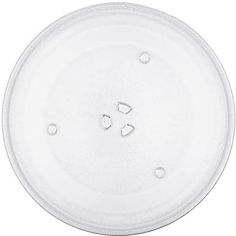 Invero Strong Durable Universal Microwave Turntable Glass Plate with 6 Fixers (318mm)