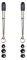 Einstellbar Nippelklemmen SM Fetisch Sexspielzeug Brustwarzen,Bondage Verstellbar Nipple Clamps für Paare Sex-Spielzeug für Frauen und Männer/Silber-2 Stück