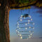 Garden Mile Solar Powered Warm White Copper LED Spiral Hanging Garden Lights Outdoor Lighting Spiralight 39x22cm Pendant Light Lantern Solar Outdoor Lights (Spiral Light x 1)