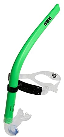 Arena Unisex-Adult Snorkel Swim Schnorchel III für Erwachsene, Einweg-Schwimmschnorchel, Geeignet für das Training im Meer und im Pool, Präzisionsanpassung mit Schnalle, Lime, Einheitsgröße EU