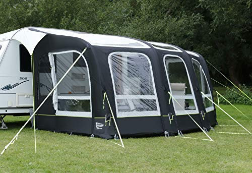 Leisurewize - Skyliner 420 Air Caravan Porch Awning - Inflatable - Made from 3000HH rated waterproof material with taped seams.