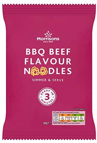 Morrisons Instant Barbecue Beef Flavour Noodles 85 g x 14