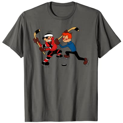 Eishockey Hockey Zeichentrickfilm UdSSR Russland T-Shirt