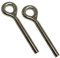 Bullone a occhiello da 2 pezzi M12 realizzato in Inox 304 Vite ad anello robusto e resistente alla ruggine Lunghezza 140 mm per progetti sospesi da giardino