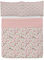 ABAKUHAUS Asiatisch Mikrofaser Tagesdecken Set, Flowering Cherry Blooms, weiches Bettwäscheset mit Kissenbezügen und Steppdecke, 220 cm x 220 cm, Beige Rose