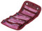 Trousse à Pinceaux de Maquillage Multifonctionnelle, Trousse à Maquillage avec Compartiments de Rangement Séparés, 4 Poches, Organiseur de Maquillage, Pinceaux et Maquillage, 25 X 13 Cm(Rouge)