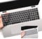 2 PCS Keyboard Cover for 15.6 Inch Dell Latitude 3540 3550 5520 5521 5530 5531 5540 5550, 15.6 Inch Dell Precision 3560 3561 3570 3571 3580 3581 3590 3591 US Laptop Keyboard(Black+Clear)