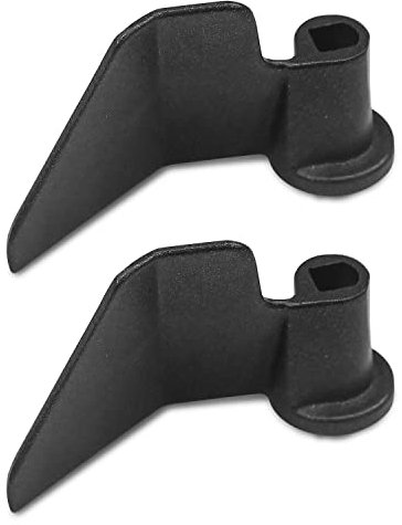 TIKSCIENCE Bread Maker Paddle Stainless Steel Mixing Paddle Non‑Stick Bread Maker Kneading Paddle Fit for Breadmaker Machine, 2Pcs