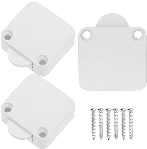 Greluma 3PCS Interruptor de lámpara de gabinete, interruptores táctiles de armario de 250V 2A, interruptor de contacto de puerta normalmente cerrada, para interruptor de muebles, LED