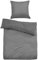 TOM TAILOR 0007707 Bettwäsche Garnitur mit Kopfkissenbezug Flanell Cooper 1x 200x200 cm + 2X 80x80 cm, Black