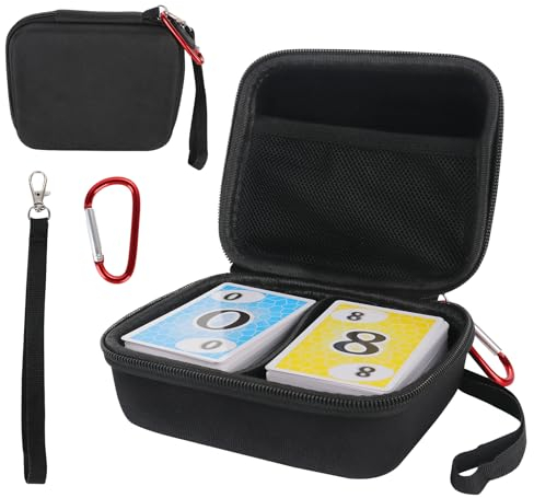 Lotvic Card Case - Carrying Case for Trading Cards, Holds 400+, Divider, Portable Large Capacity Storage Box