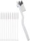 Wagoodter 11 pcs. Set de brosses de Nettoyage, brosses de Nettoyage de Cuisine, Incluent la Brosse de Paille, Brosse de Nettoyage de Colonne pour Le Nettoyage de théières, cafetières, pailles (A)