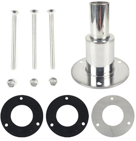 Ajustement de la peau du corps d'échappement en acier inoxydable 316 - Chauffage diesel - Tuyau d'échappement - Accessoire pour camion, bateau, voiture, 24 mm - Droit