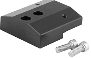 Explore Scientific Adapter für Hybrid Sucherschuh an Großferngläsern | Für LED Sucher und optische Sucher, CNC gefrästes Aluminium, schwarz eloxiert, Montage mit 2 M5 Schrauben am Handgriff