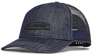 G-STAR Para Hombre Gorra De Rejilla Avernus, Azul (raw denim D24319-E023-001), PC