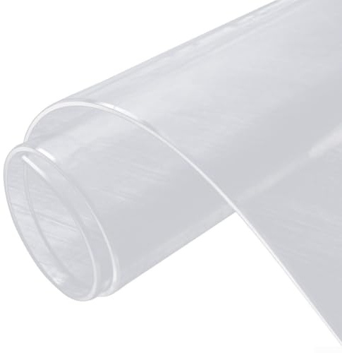 Sous-main en PVC transparent, épaisseur 2 mm, protège le plan de travail (50 x 100 cm)