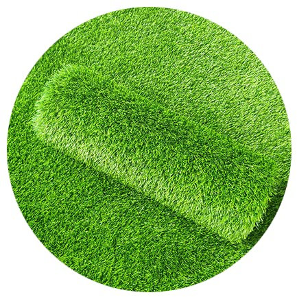 JHAISMAO Artificial Grass Rug Large Turf Roll With Anti Slip Rubber Drainage Holes Synthetic Faux Grass Mat Outdoor Welcome Mat Carpet Doormat Lawn(Size:3x8m)