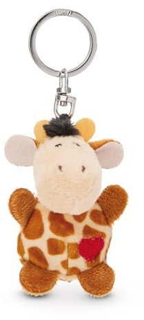 NICI Schlüsselanhänger Giraffe mit Herz 5cm