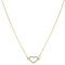 TENGEE 1 Stück Halskette Damen, Herz Kette Damen, Halskette Schmuck, HerzKette Silber, Einstellbar kette mit herz, Material Legierung, Geeignet Für Geschenk Für Frauen (Goldfarben)