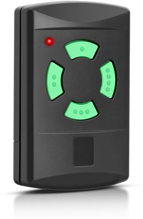 Wvoillty 26.975MHz Garage Door Remote Control Compatible with Hormann Remote Control HSM4-26.975, HSM2-26.975, HS2-26.975, DHM02-26.975, Green Button 4 Channel