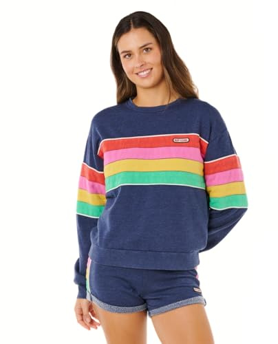 Rip Curl Damen Surf Revival Relaxed Pullover Crew Sweatshirt Sweatshirt (1er Pack)