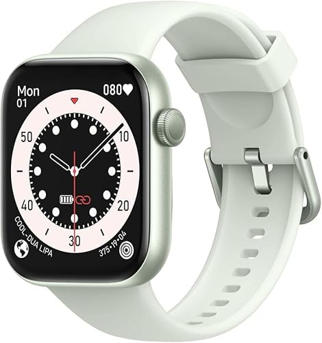 AcclaFit Montre Connectée Homme Femme avec Appels Bluetooth, Écran 1.85 HD Smartwatch Sport (140+ Modes), Cardiofréquencemètre, Moniteur de Sommeil, Podomètre Étanche IP68 pour Android iOS