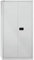 BISLEY Original Flügeltürenschrank Universal, 3 Fachböden, 4 OH, Metall, 645 lichtgrau, 40 x 91.4 x 180.6 cm,Professionelle Lackierung,Montiert,Mehrzweckschrank,Garage,Arbeitszimmer,abschließbar