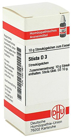 STICTA D 3 Globuli 10 g