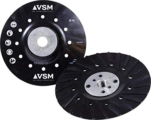 VSM 731302 Stützteller mit Kühlrippen, 115mm/14m, 1 Stück