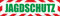 INDIGOS UG - Magnetschild Jagdschutz mit Rahmen 30 x 8 cm - für Auto LKW Truck Transporter Baustellenfahrzeug Firmenwagen - flexibel abnehmbar und wetterfest - Wald - Förster - Jagd
