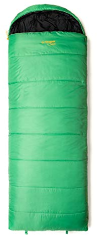 Snugpak 98100 Basecamp Nautilus SQ Schlafsack Geen LH Zip, smaragdgrün, Left Side