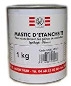 mastic acrylique - pot de 1 kg - pour montage intérieur - unelvent 863180