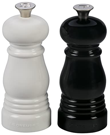 Le Creuset de América (sal y pimienta Set, 5 x 2, negro