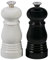Le Creuset Petite Salt and Pepper Mill Set, 5 x 2 each, Black and White
