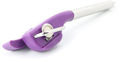 NOVA Multican Sicherheits- Dosenöffner Keine scharfen Kanten Edelstahl (lila)