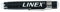 Linex Kreidehalter, für runde Kreiden bis 10 mm Durchmesser, mit Befestigungsclip, aus Metall, schwarz
