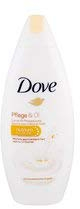 DOVE CARING PROTECTION - Dusch-, Bade- und Körpergel, tiefenwirksam feuchtigkeitsspendend, pflegend, für trockene und feuchtigkeitsarme Haut, weicher Schaum für die tägliche Anwendung, unisex - 250 ml