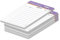 PRICARO Einkaufsliste Food, magnetisch, lila, A6, 50 Blatt, 5 Stück